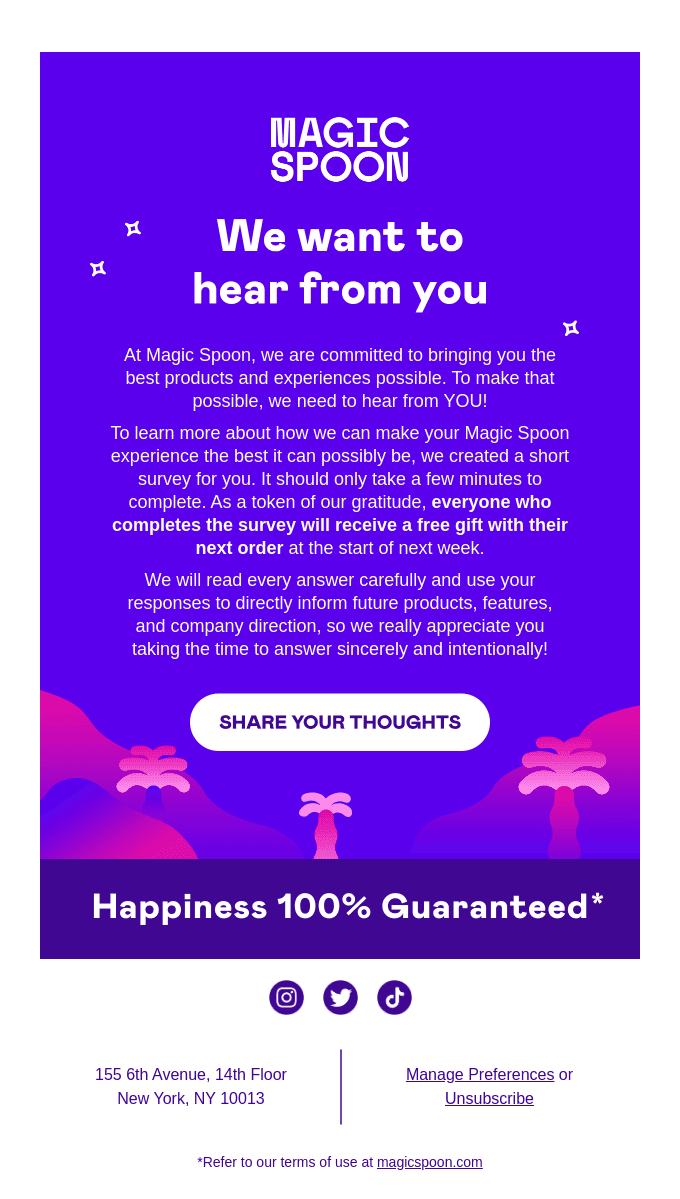 Share your thoughts and get a free gift!