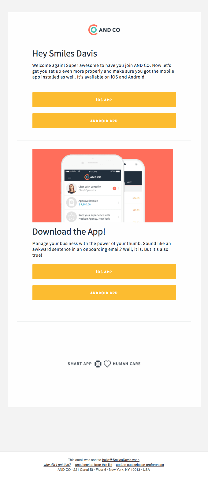 Smiles Davis, download the free app! ⚡⚡