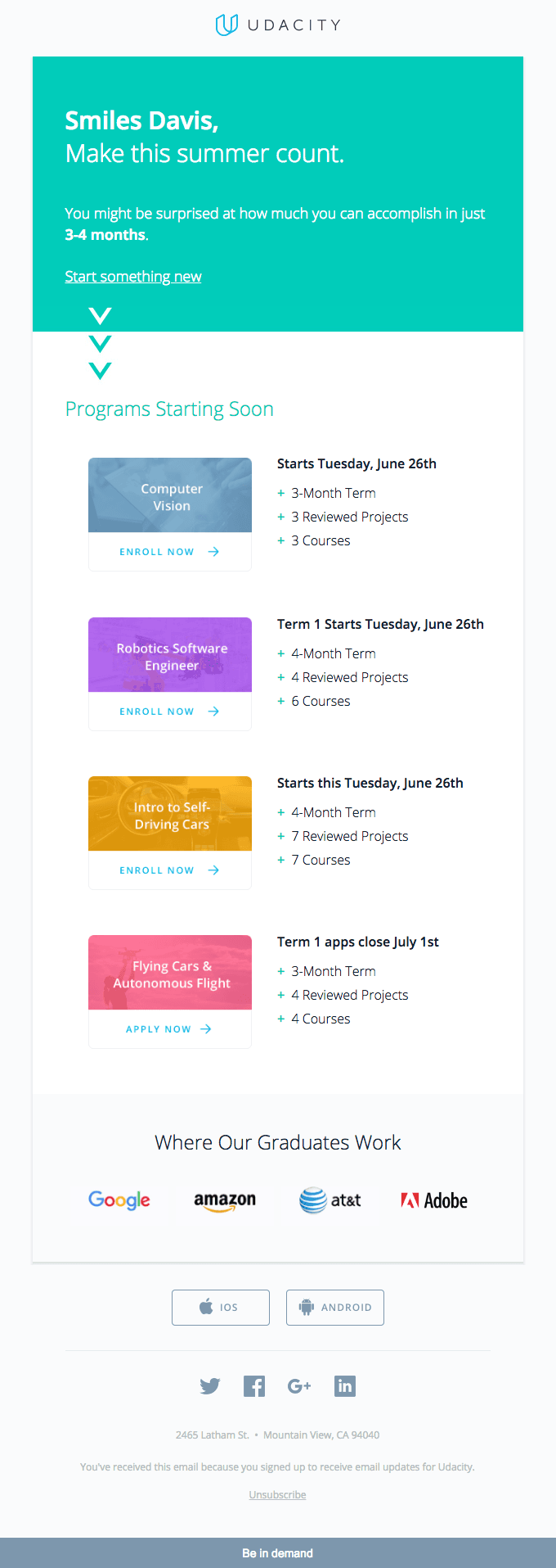 Smiles Davis, there’s still time to join the upcoming classes of these popular programs!