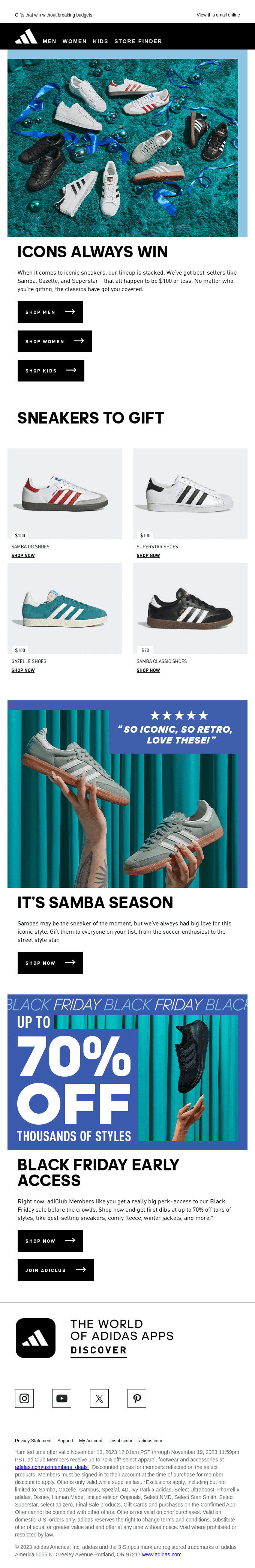 Sneakers available for $100 and under