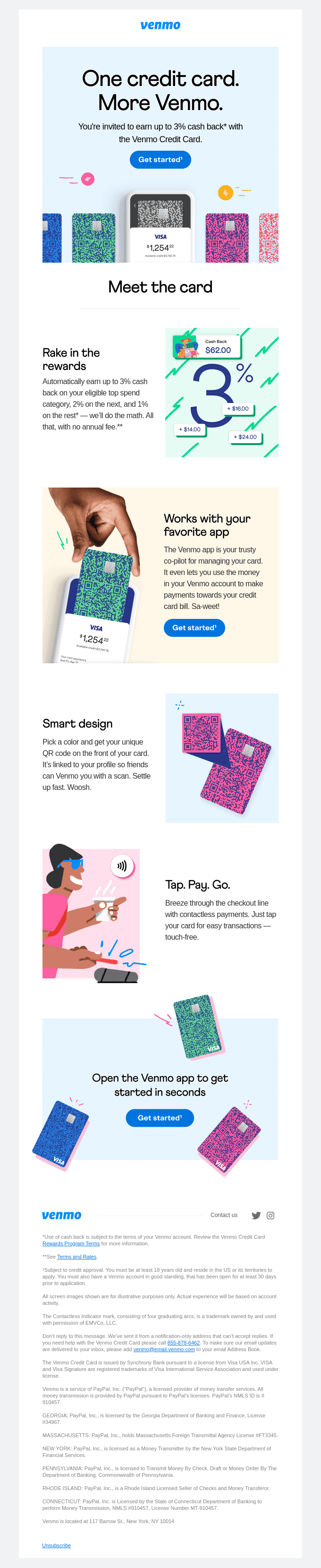 Special invitation: Smiles Davis, get started with the Venmo Credit Card