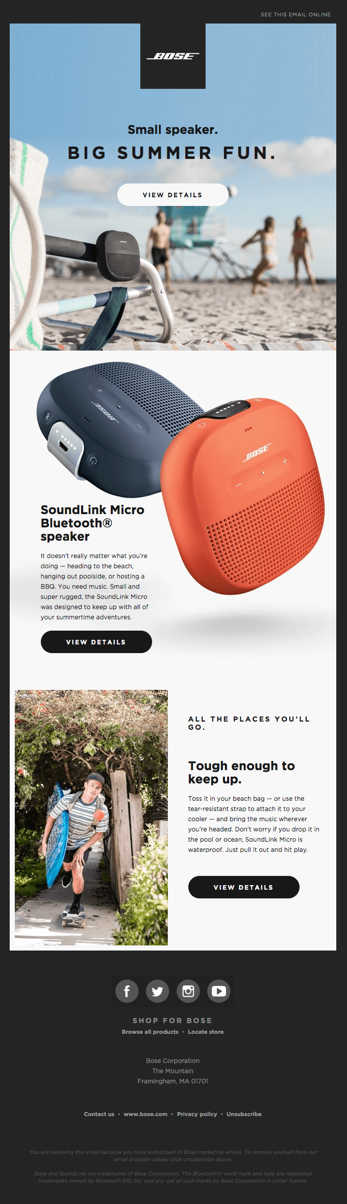 Summertime vibes with SoundLink Micro