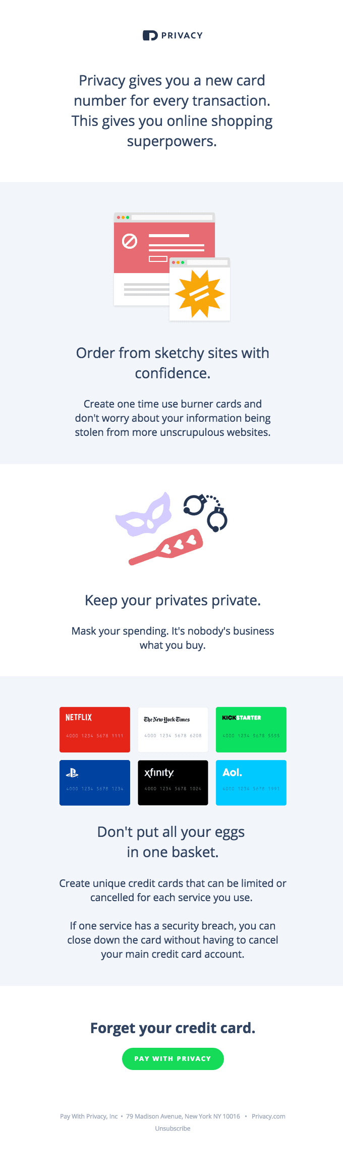 Super powers when you shop online