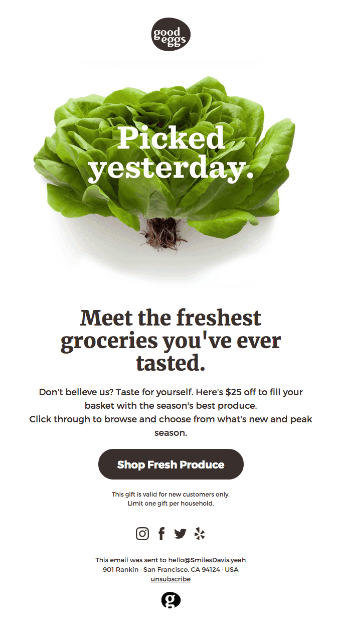 Taste the best of the season, on us!