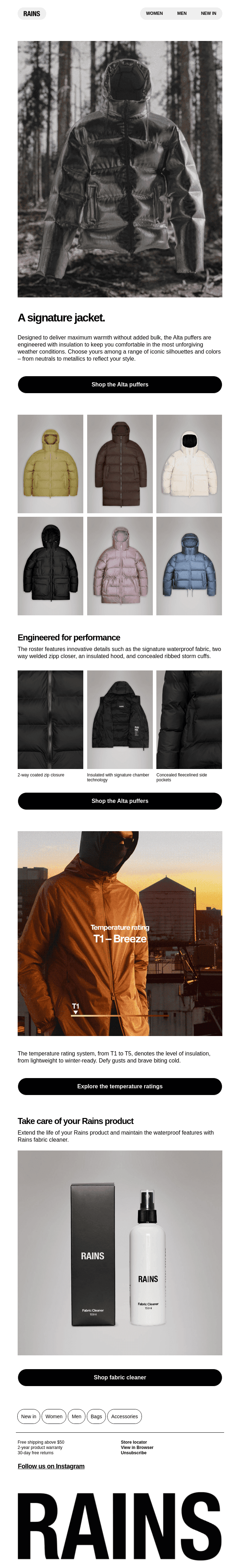 The Alta Puffer - a signature jacket
