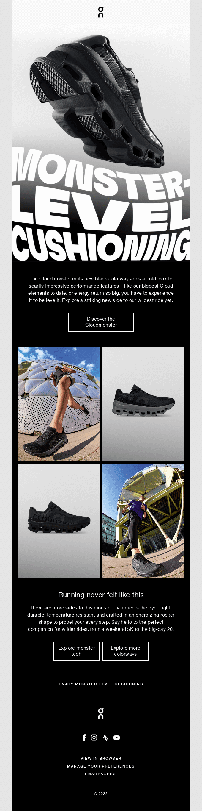 ☁️ The Cloudmonster is back – now in black