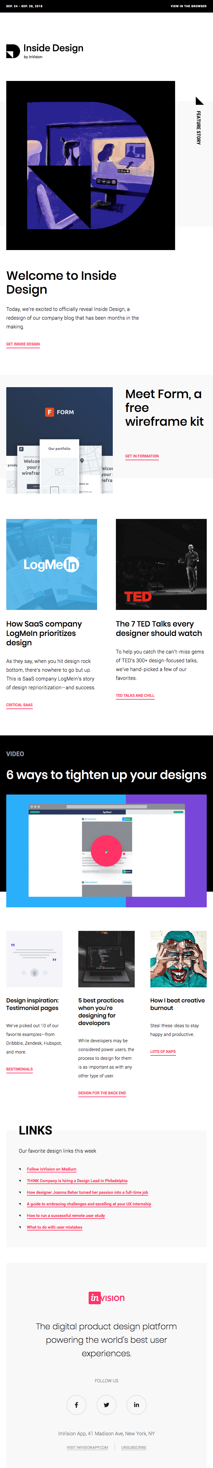 The InVision blog is now Inside Design