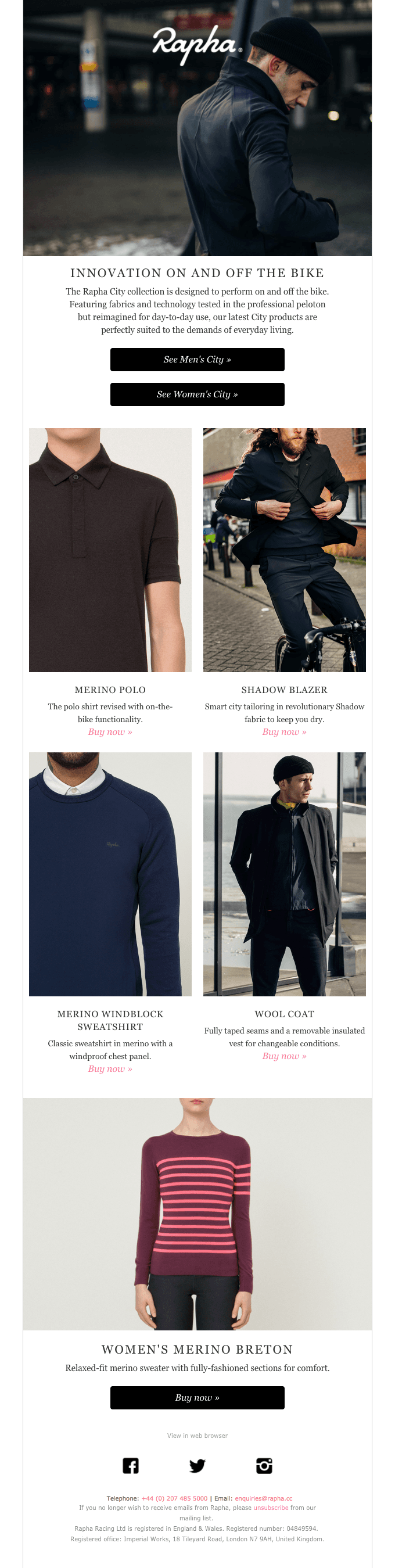 The latest Rapha City products | Designed to perform