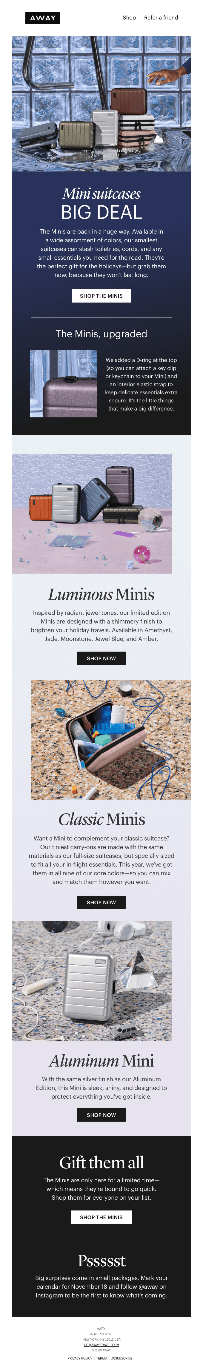 The Minis are back for the holidays!