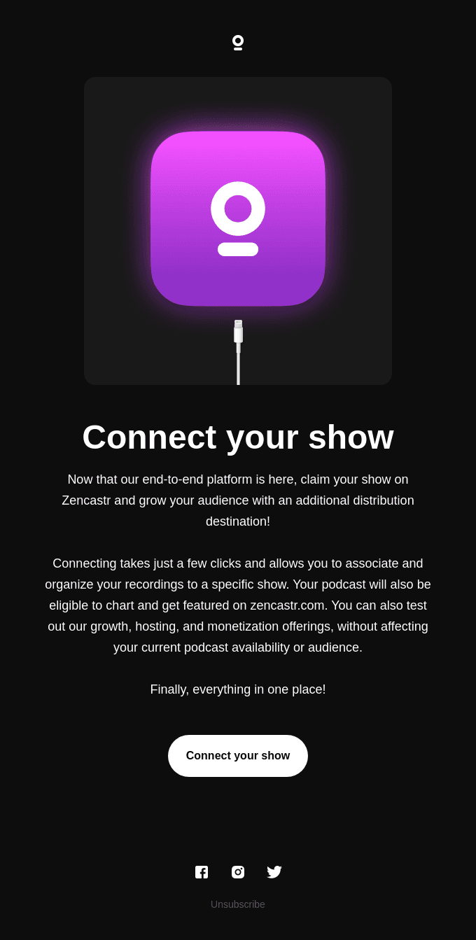 Time to Claim Your Podcast on Zencastr!