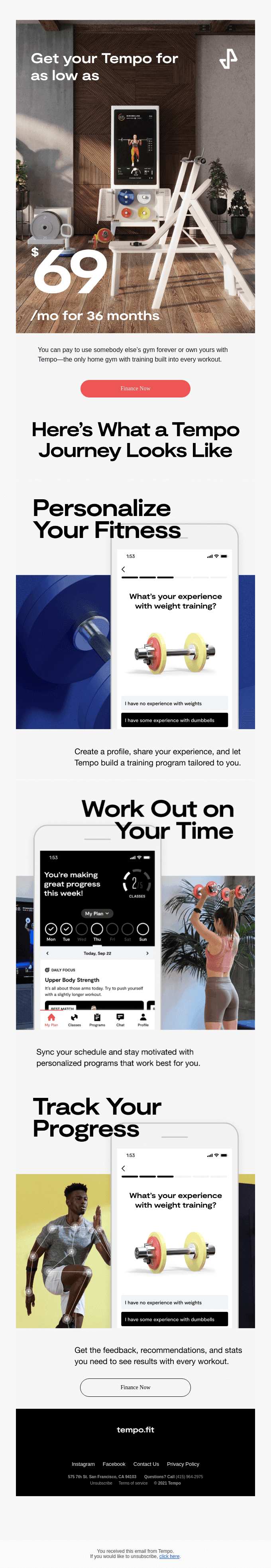 Train smarter at home for $0 down