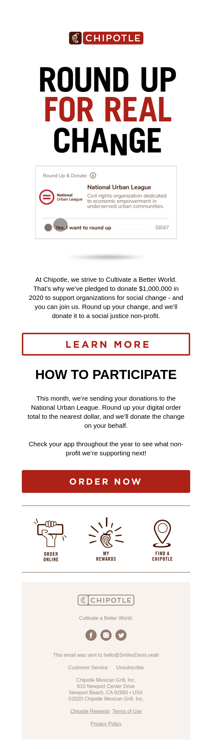 Turn your spare change into social change