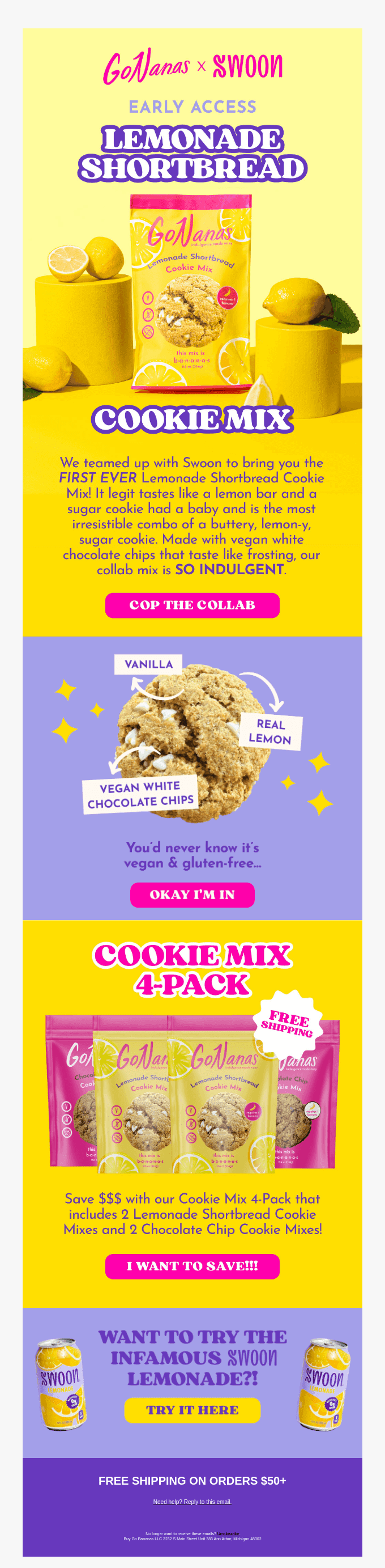 VIP ACCESS: LEMONADE SHORTBREAD COOKIE MIX