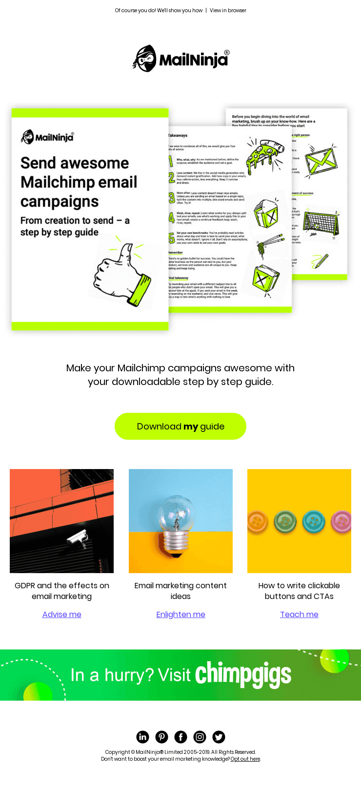 Want to supercharge your mailchimp emails?