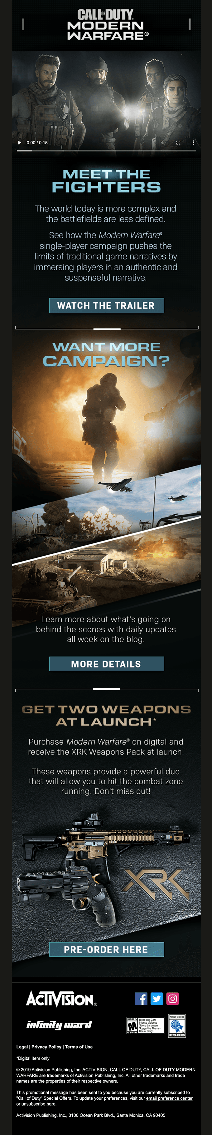 Watch the NEW Modern Warfare Campaign Trailer