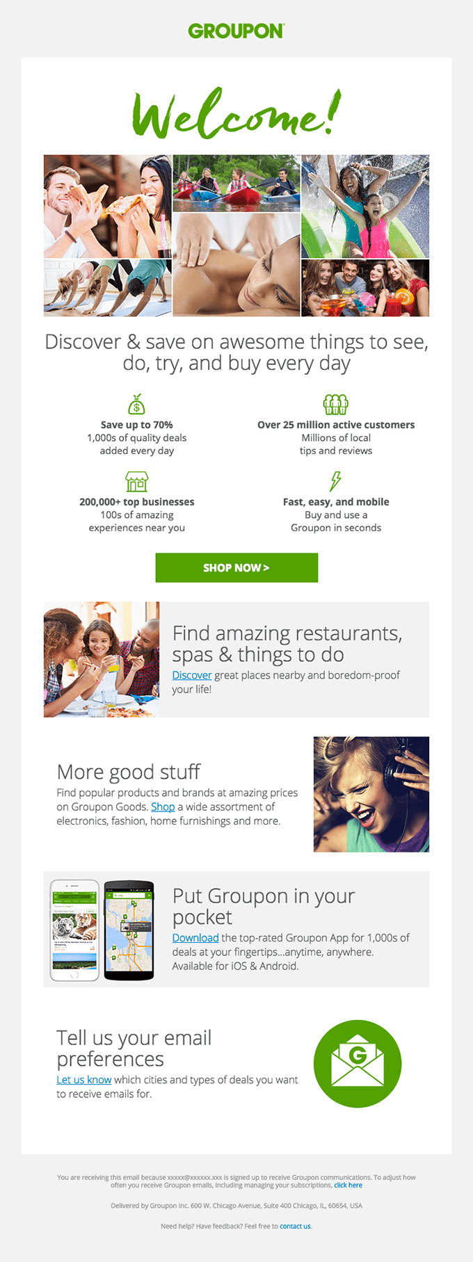 Welcome Aboard! Ready to Get Half Off?