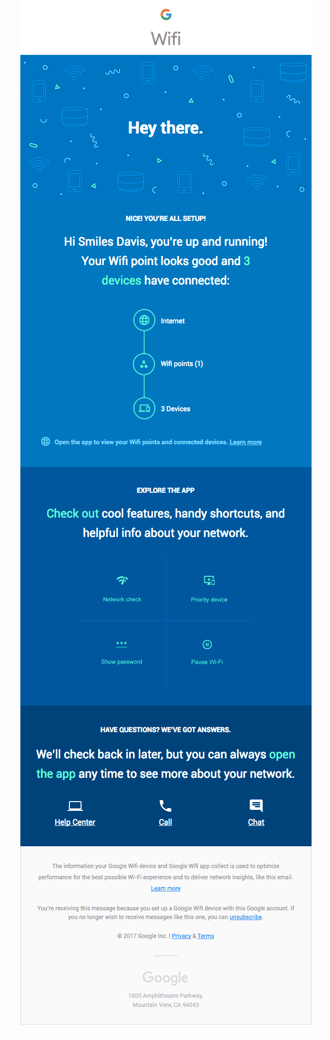 Welcome to Google Wifi! See what you can do.