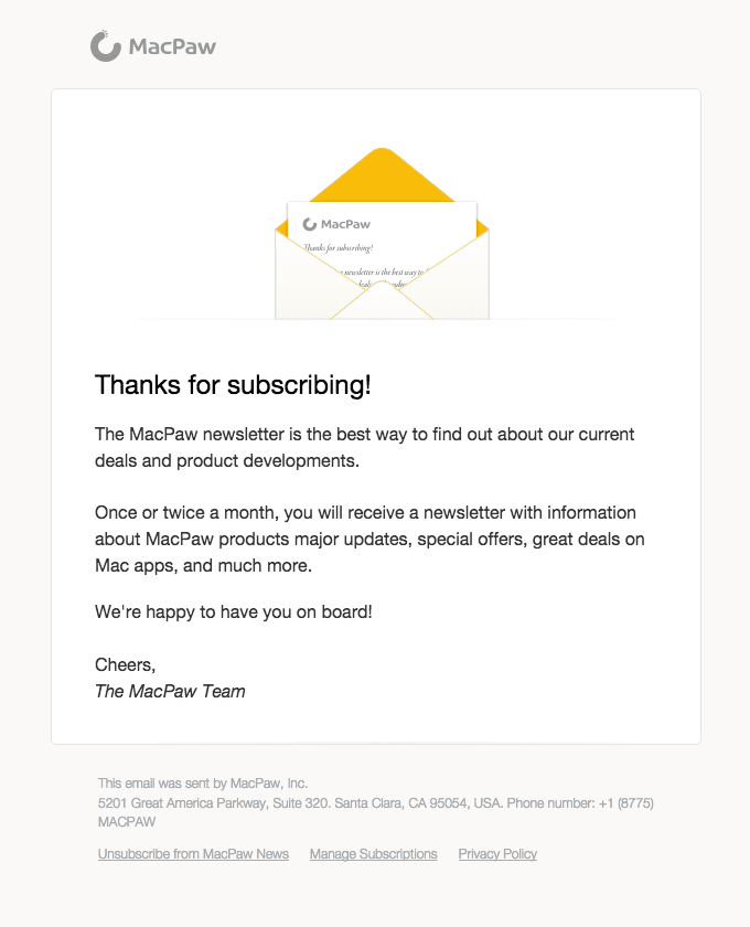 Welcome to the MacPaw Newsletter!