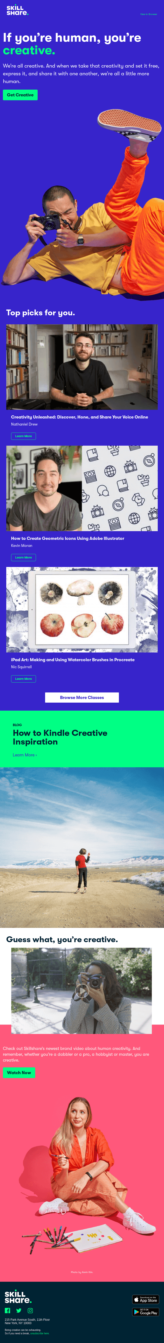 We're all creative (especially you, Smiles Davis)