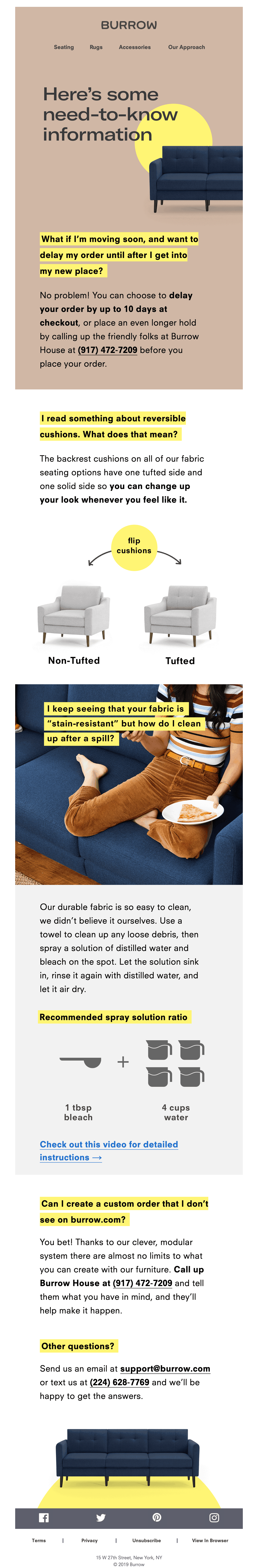 What to expect when you’re expecting new furniture