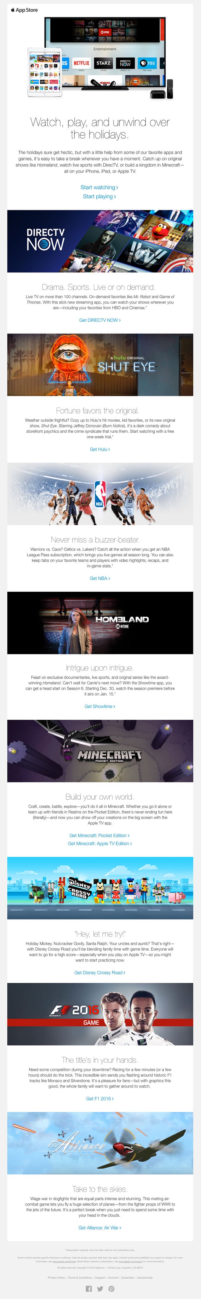 What to Watch & Play: Holiday Picks for iPhone, iPad & Apple TV