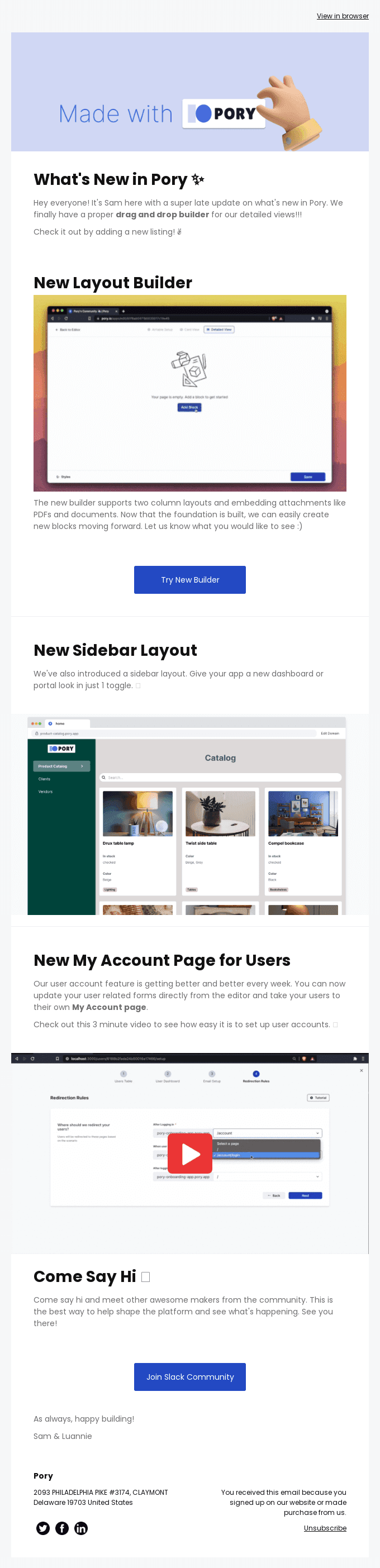 What's New in Pory: Detailed View Builder 🛠