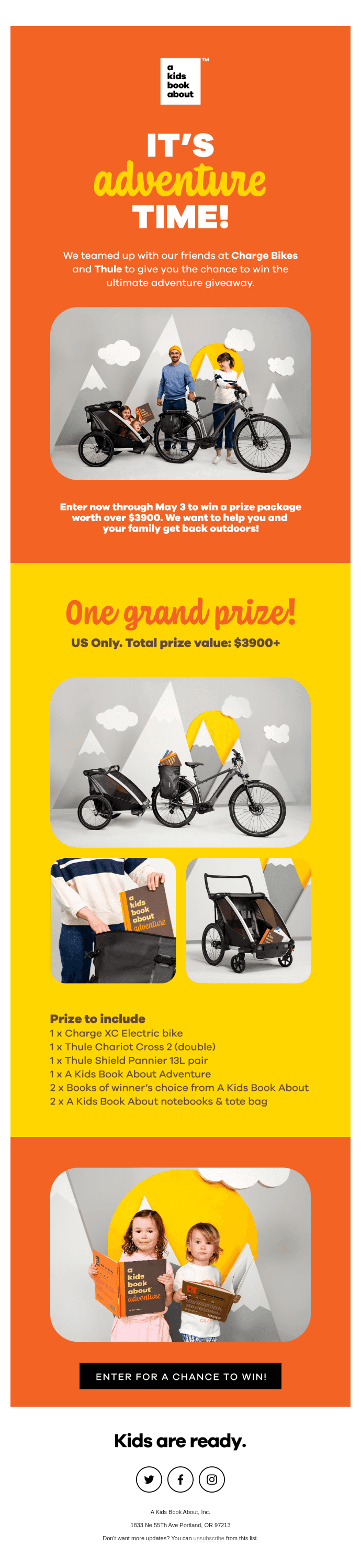 Win the Ultimate Family Adventure Giveaway