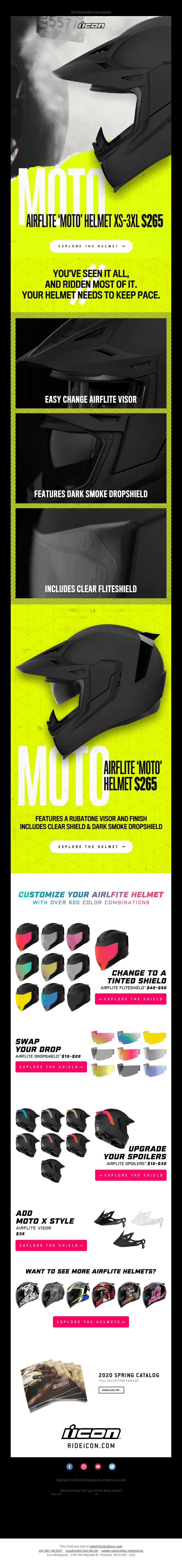 Your Helmet Needs To Keep Pace - All New Airflite Moto Helmet