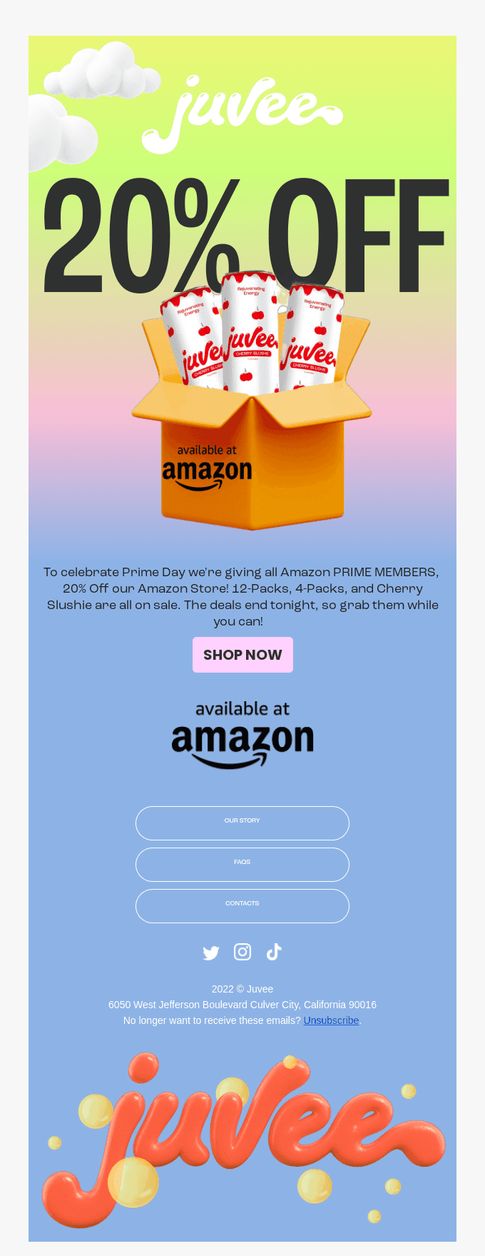 🚨 Your Last Day to Save 20% On Everything! 🚨