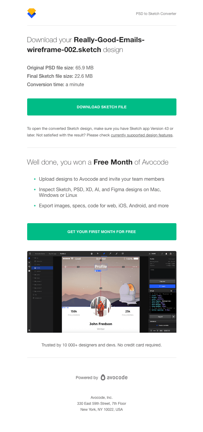 Your Sketch design is ready to download